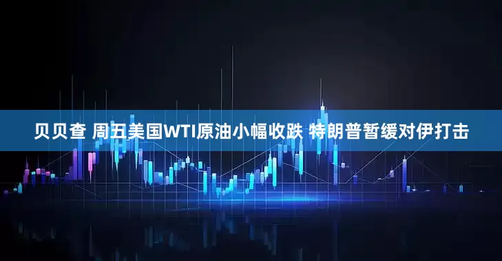 贝贝查 周五美国WTI原油小幅收跌 特朗普暂缓对伊打击